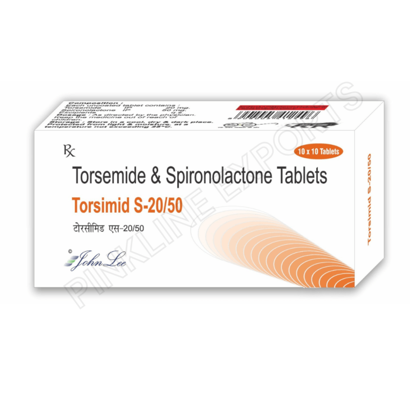 Torsemide & Spironolactone Tablets 20_50 Mg