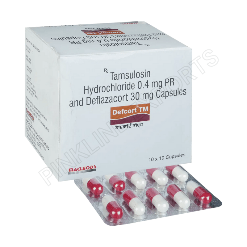 Tamsulosin & Deflazacort Capsules 0.4_30 Mg