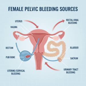 vaginal bleeding source