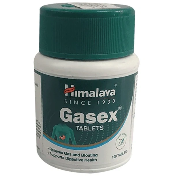 Himalaya Herbals - Gasex Tablets - 100 tabs - Pack of 1