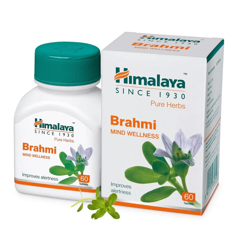 Himalaya Wellness Pure Herbs Brahmi Mind Wellness - Pack of 1 - 60 tabs