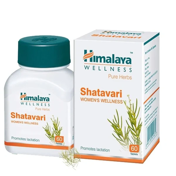 Himalaya Herbals - Shatavari Women's Wellness - Pack of 1 - 60 tabs