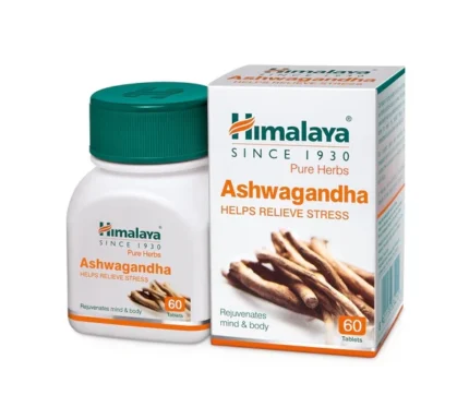 Himalaya Ashvagandha Tablets - General Wellness - 60 tabs - Pack of 1