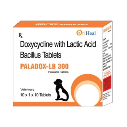 Oriheal Paladox LB 300mg (Doxycycline) Tablet for Dogs and Cats
