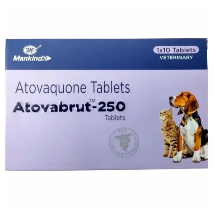 Mankind Atovabrut 250mg (Atovaquone) Tablets for Dogs and Cats