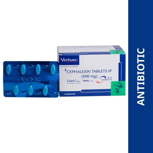 Virbac Lixen Palatab (Cephalexin) for Dogs & Cats