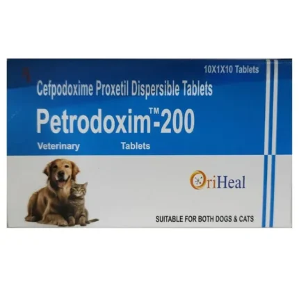 Oriheal Petrodoxim 200mg (Cefpodoxime Proxetil) Tablet for Dogs and Cats