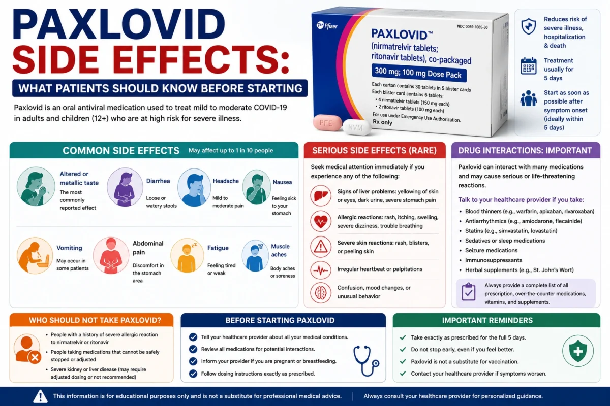 Paxlovid Side Effects