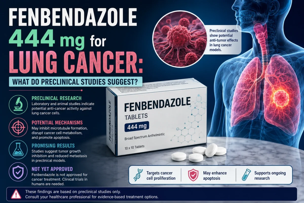 Fenbendazole 444 mg for Lung Cancer