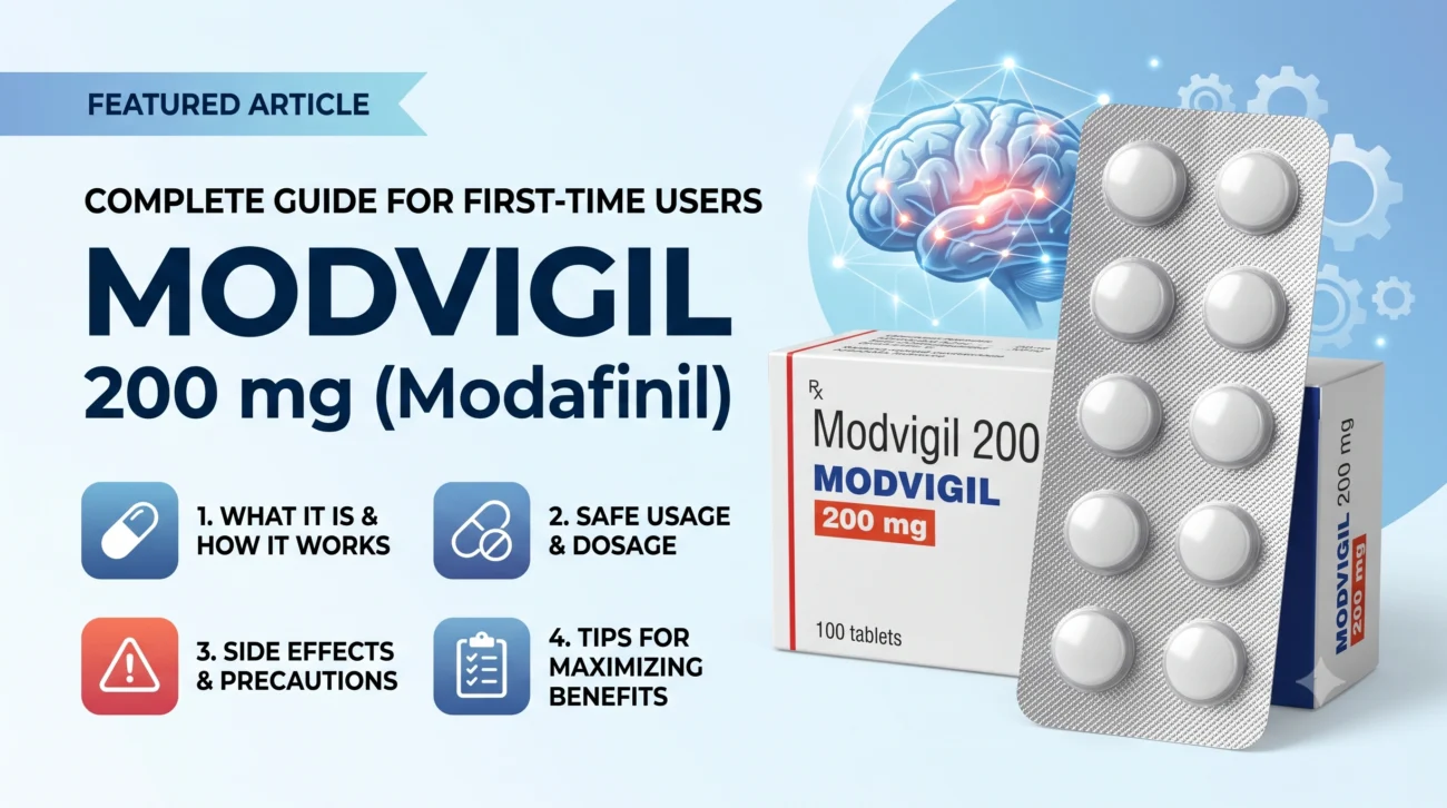 Modvigil 200 mg (Modafinil): Complete Guide for First-Time Users