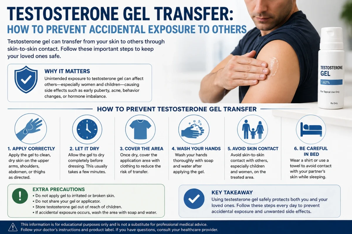 Testosterone Gel Transfer