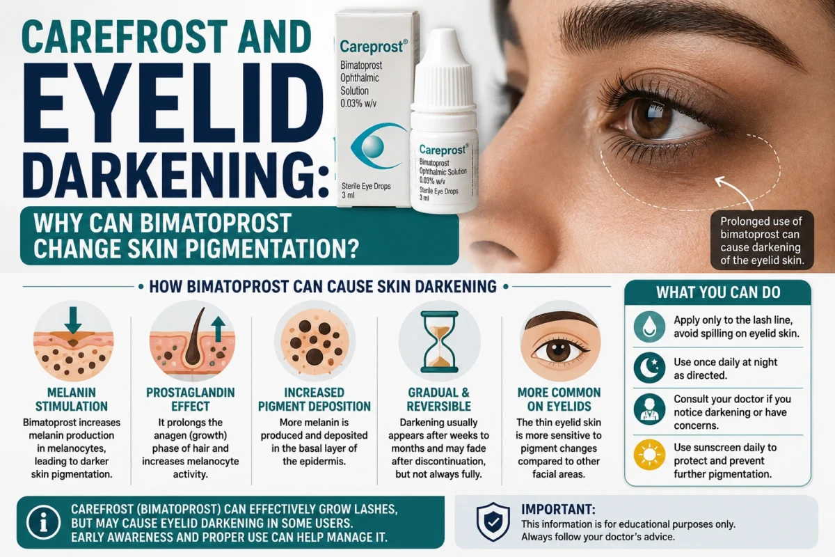 Bimatoprost Change Skin Pigmentation