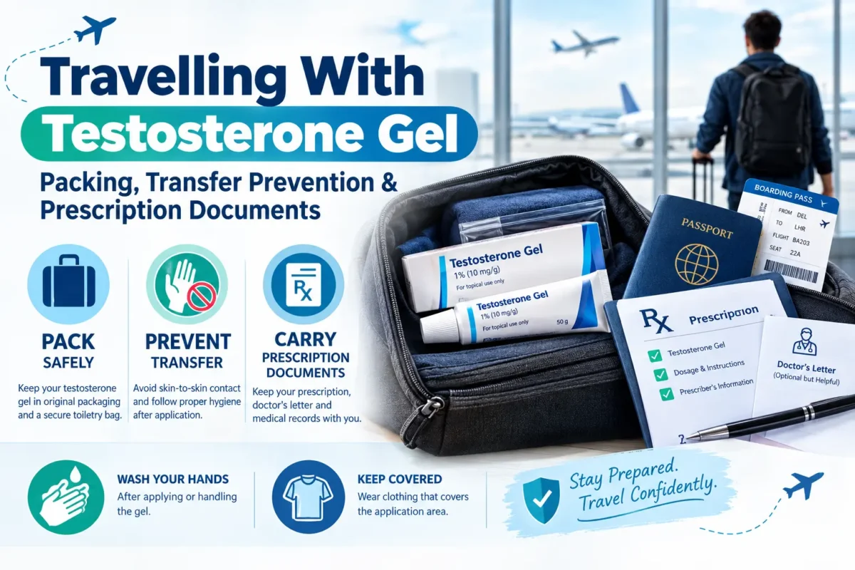 travelling with testosterone gel