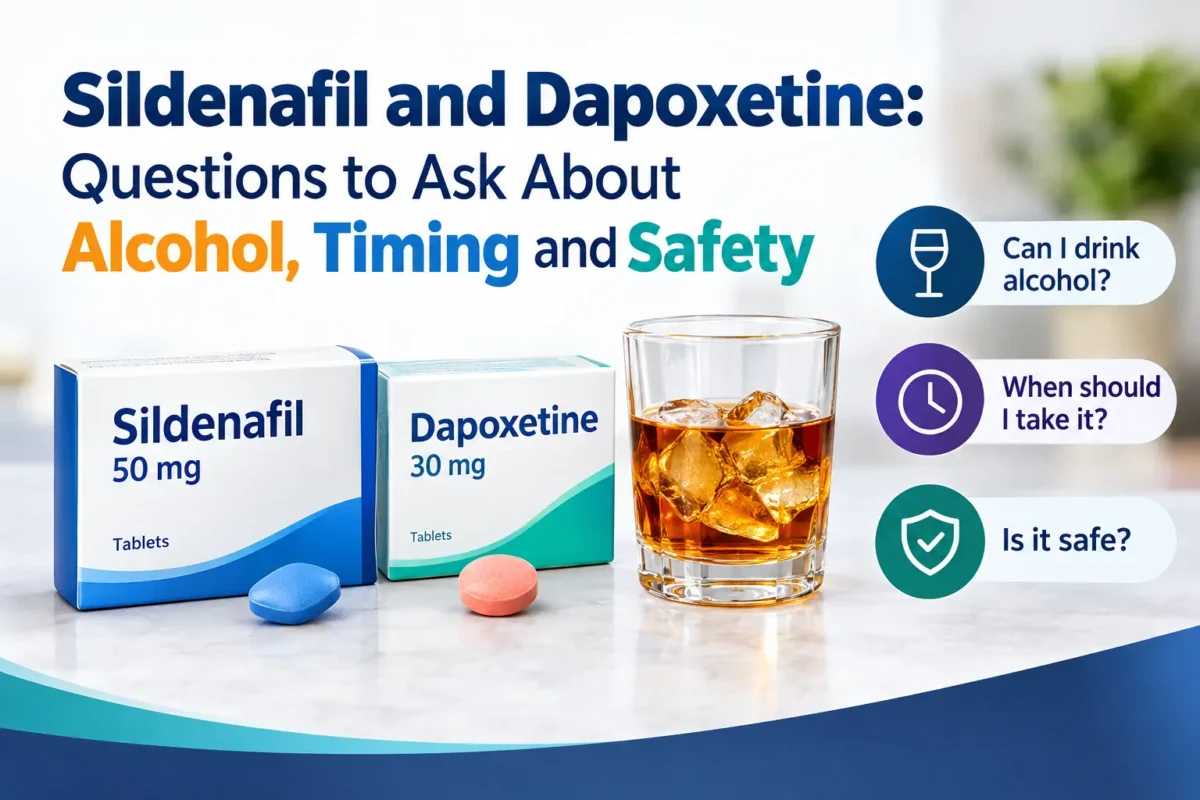 sildenafil dapoxetine alcohol safety