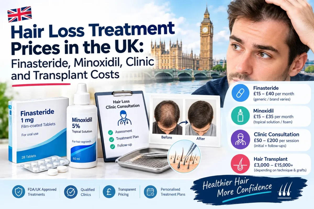 Hair Loss Treatment Prices in the UK