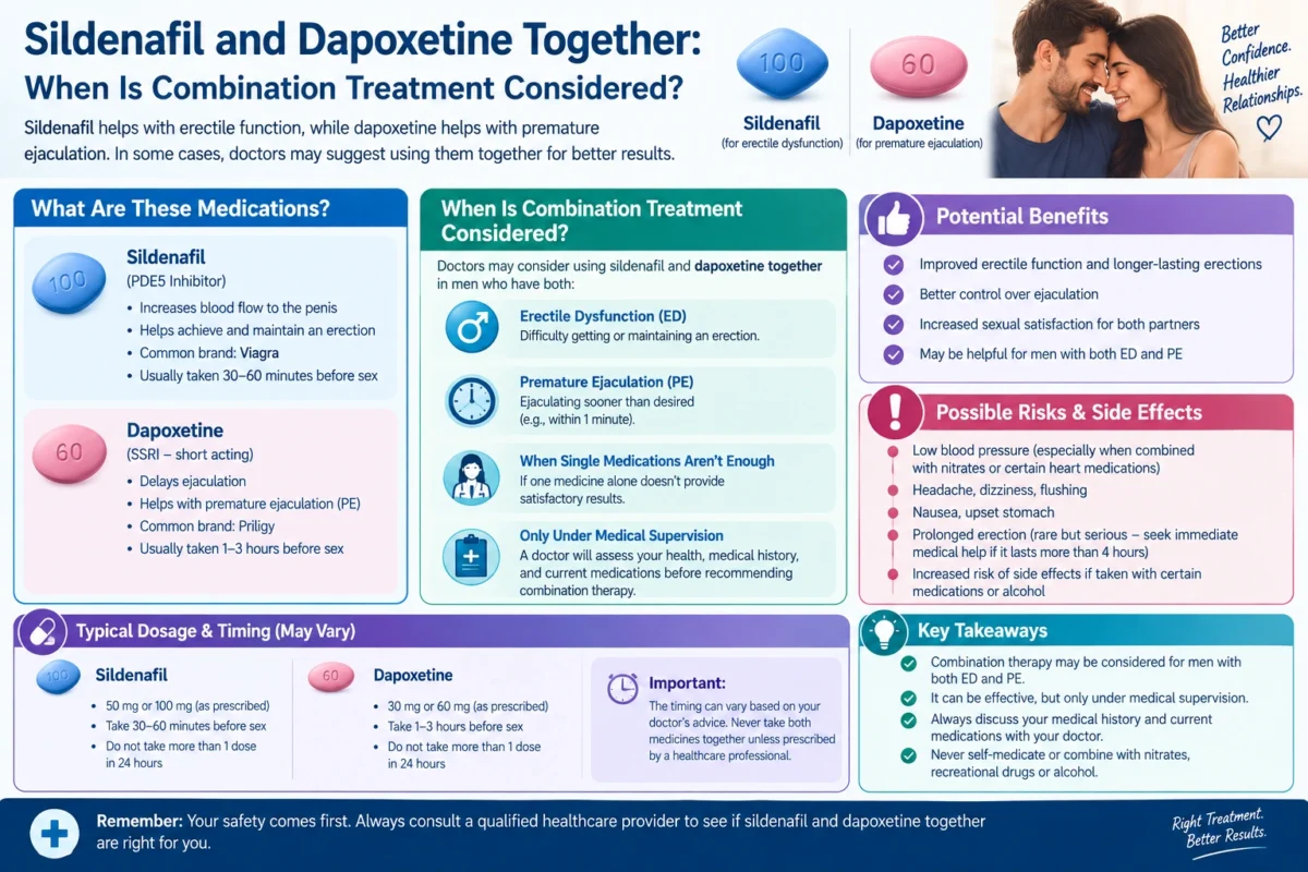 sildenafil and dapoxetine together