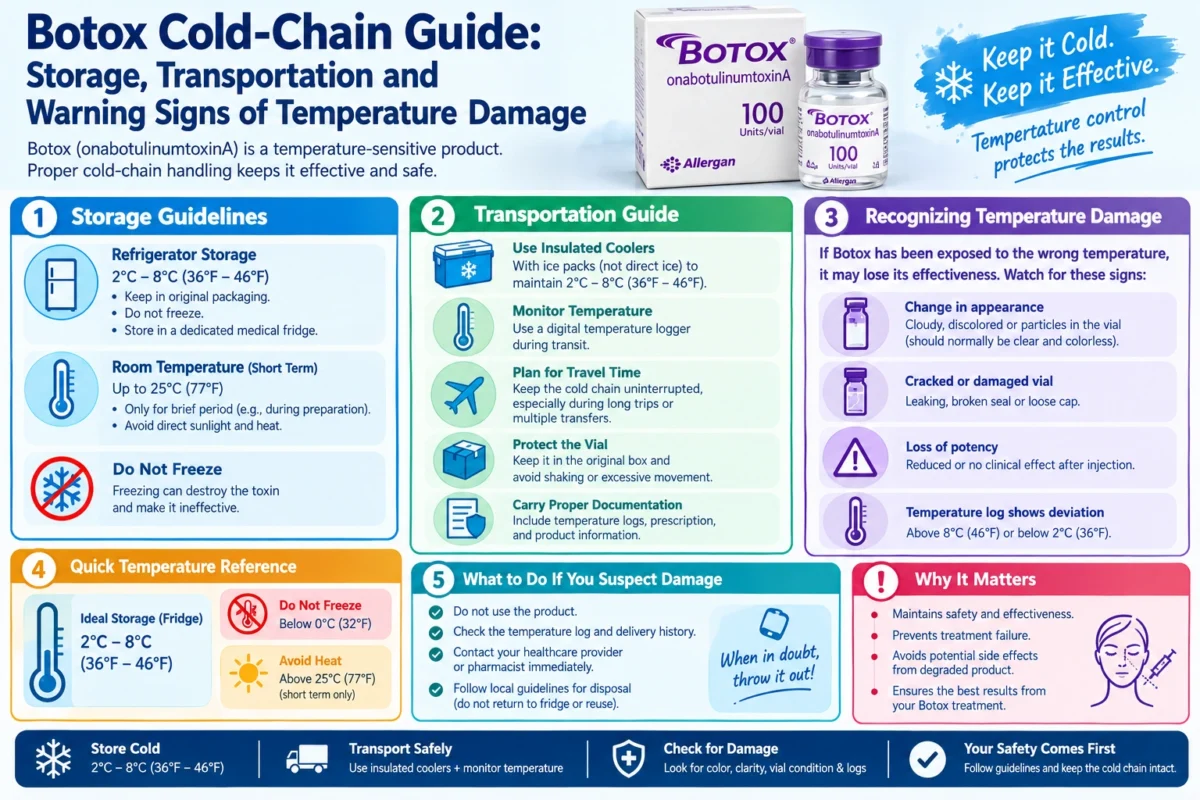 Botox storage temperature