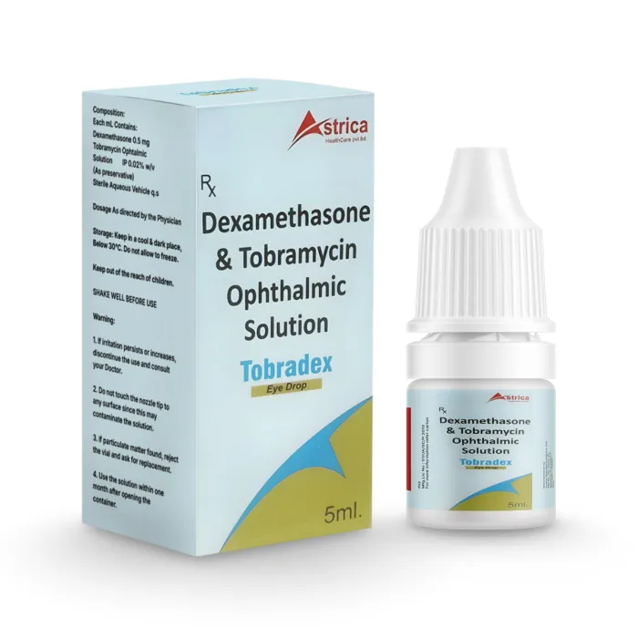 Tobramycin 0.3% + Dexamethasone 0.1% – Tobradex Eye Drop
